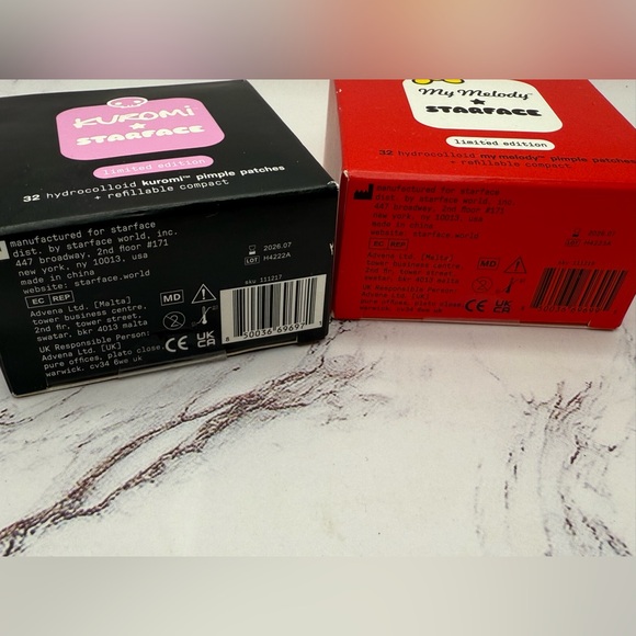 STARFACE My Melody &Kuromi Limited Edition 32 pimple patches +refillable compact - Picture 5 of 5